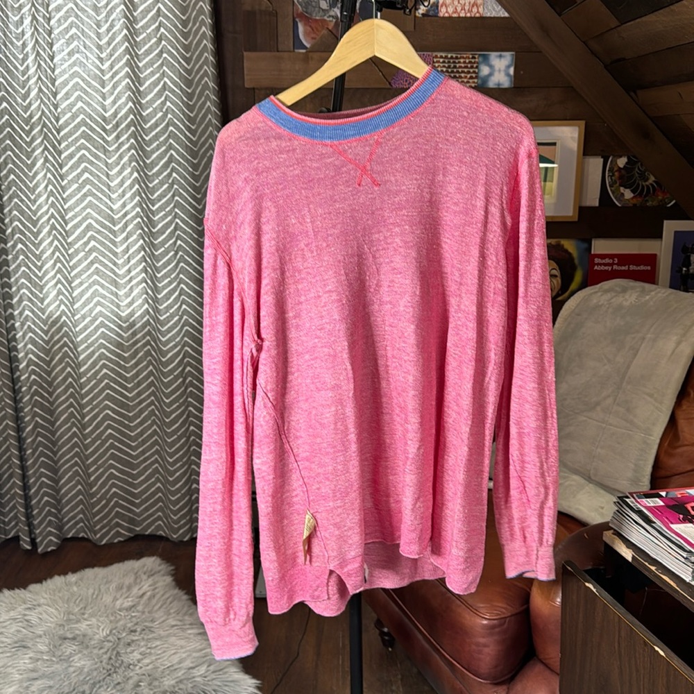 Scotch and Soda sunshine on tap pink long sleeve